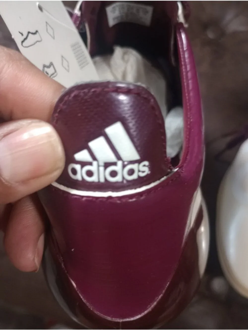 New Marrón/Purple Adidas Adizero 5-Star Soccer/Football Cleats Mens Size 15